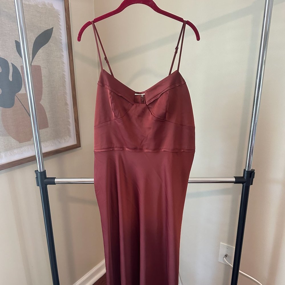 By Anthropologie Formal Cutout Maxi Dress